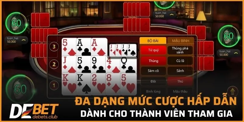 Mậu Binh DEBET - Loại Game Bài Được Yêu Thích Nhất 2026