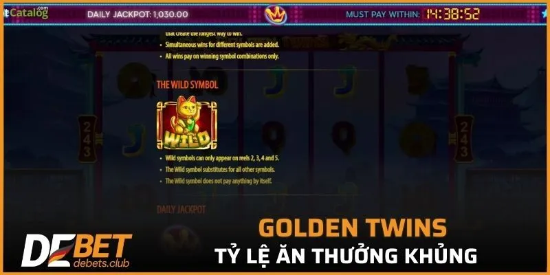 Golden Twins DEBET - Top 1 Game Nổ Hũ Online Đổi Thưởng