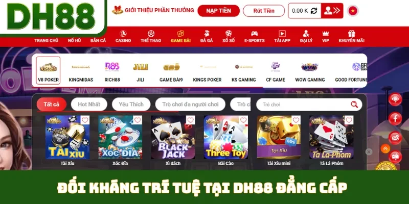 DH88 - Trang Chủ giải Trí Uy Tín DH88.com | + 126k newbie