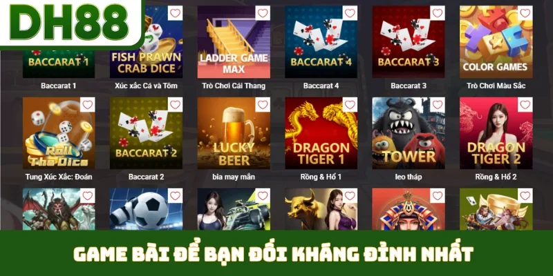 Game Cá Cược Online Uy Tín - Lựa Chọn Hoàn Hảo Tại DH88