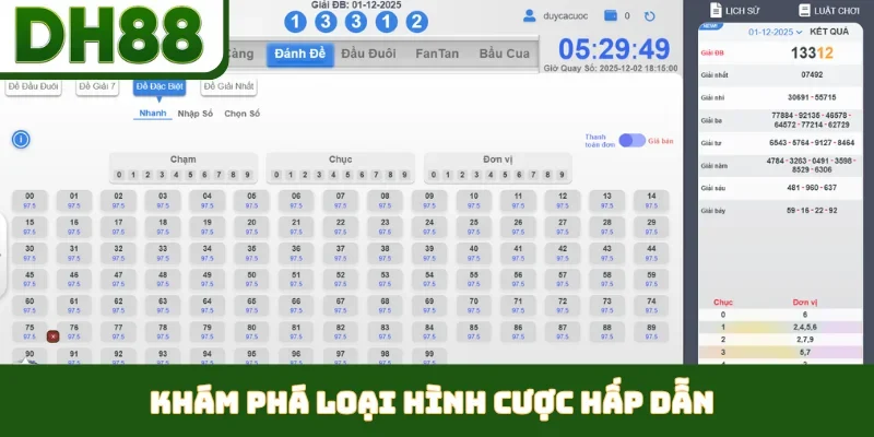 Xổ Số DH88 - Đỉnh Cao Giải Trí, Kiếm Tiền Mỗi Ngày