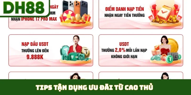 Khuyến Mãi DH88 Đỉnh Cao - Cơ Hội Vàng Rinh Thưởng Lớn