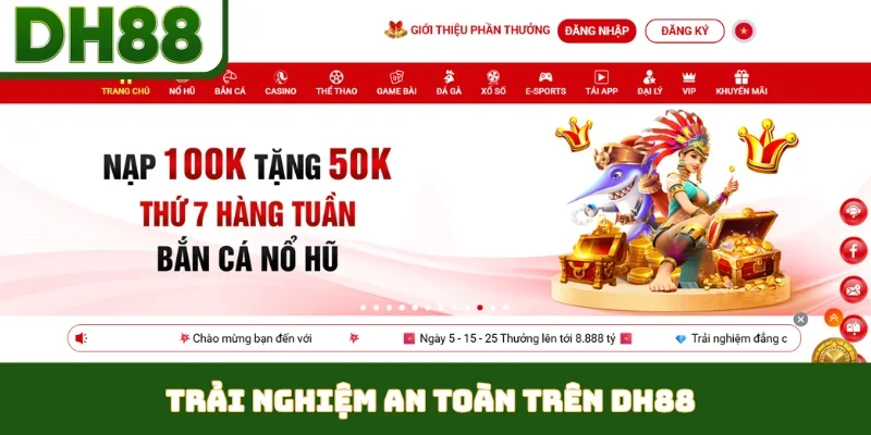Top 5 Nhà Cái Cá Cược Nên Thử 2026 - DH88 Vị Trí Top 1