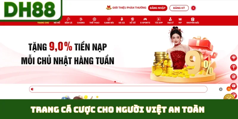 Trang Cá Cược Cho Người Việt - DH88 Cùng Bạn Giải Trí