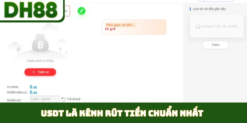 Rút Tiền DH88 - Nhanh Chóng, Tiện Lợi, Bảo Mật Cao
